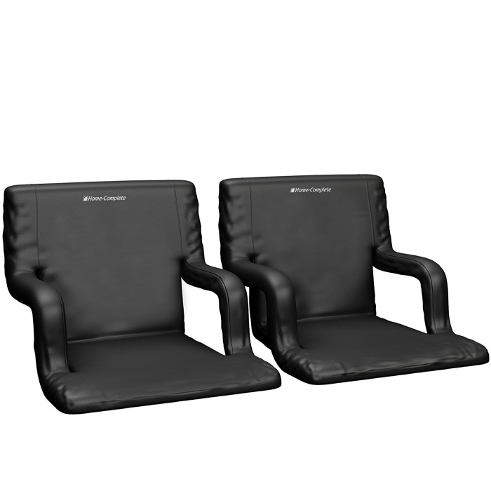 Picture of Home-Complete HC-3002-2 Stadium Seat Chair Wide Bleacher Cushions with Padded Back Support - Pack of 2