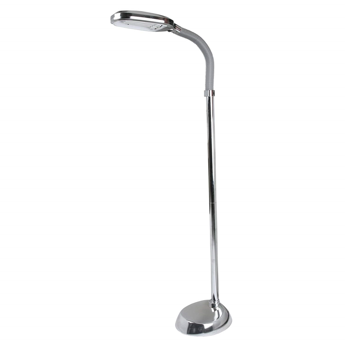 Picture of Bedford Home 72A-1242S Sunlight Floor Lamp, 5 ft. - Silver