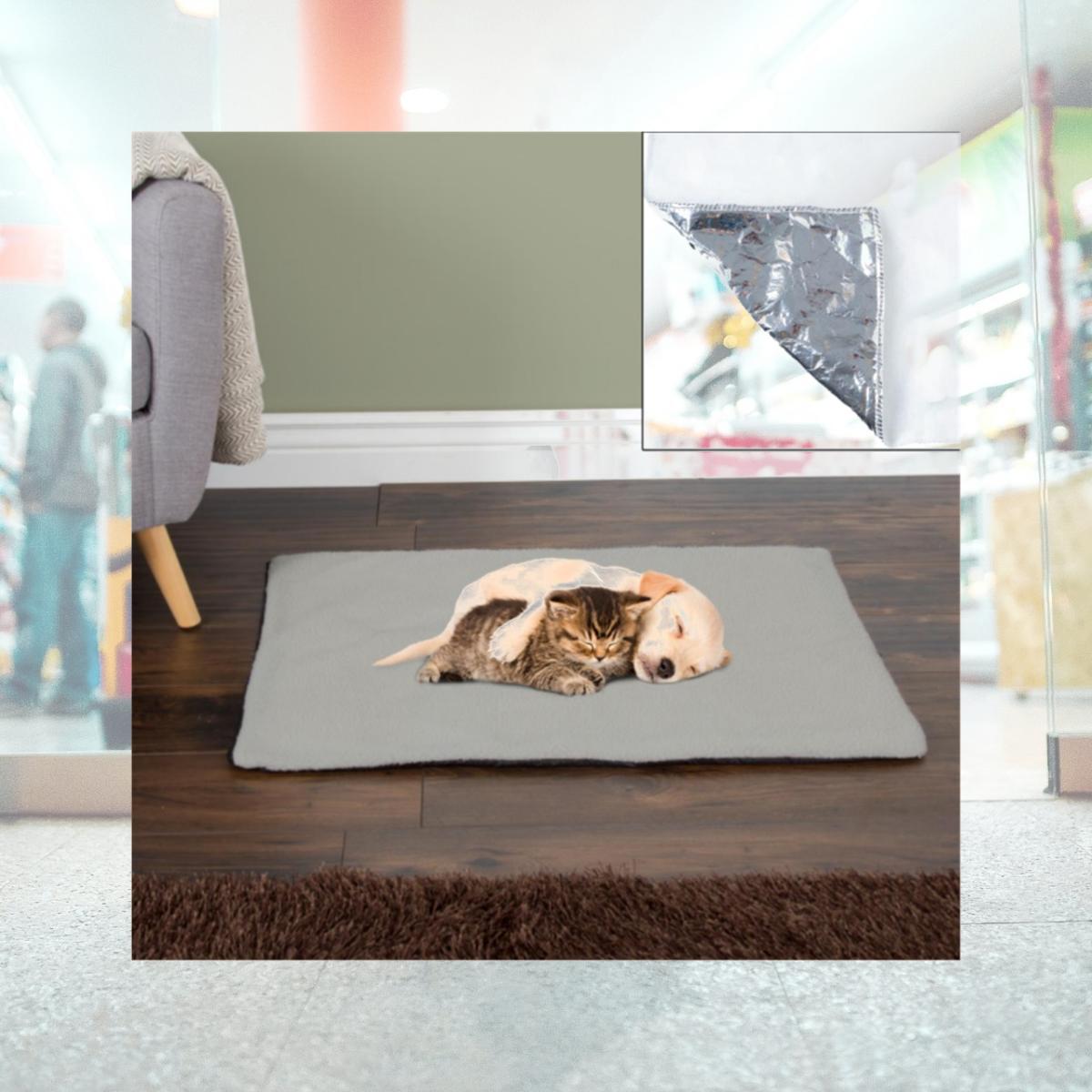Picture of Petmaker 80-307224GRY Self Warming Pet Crate Pad, Gray - 25 x 18 in.