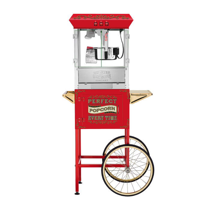 Picture of Great Northern Popcorn 83-DT5599 5995 10 oz Perfect Popper Popcorn Machine with Cart - Red