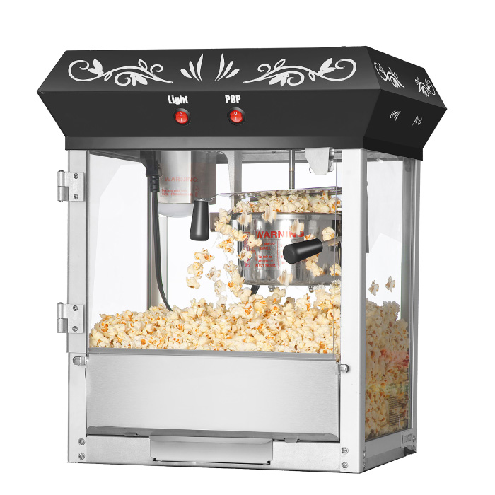 Picture of Great Northern Popcorn 83-DT5641 6111 Black Foundation Top Popcorn Popper Machine - 4 oz
