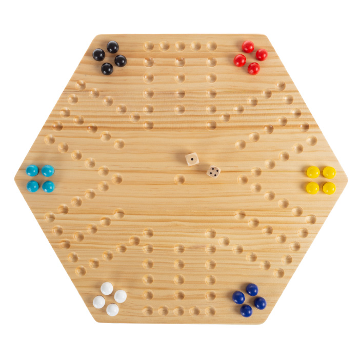 Picture of Hey Play 80-HCH-AGG Classic Wooden Strategic Thinking Game