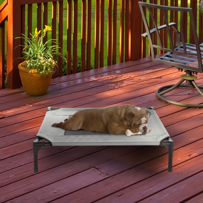 Picture of Petmaker 80-PET6084GY Elevated Pet Bed, Gray - 30 x 24 x 7 in.