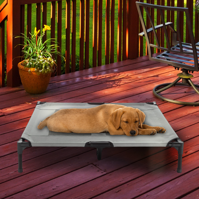 Picture of Petmaker 80-PET6085GY Elevated Pet Bed, Gray - 36 x 29.75 x 7 in.