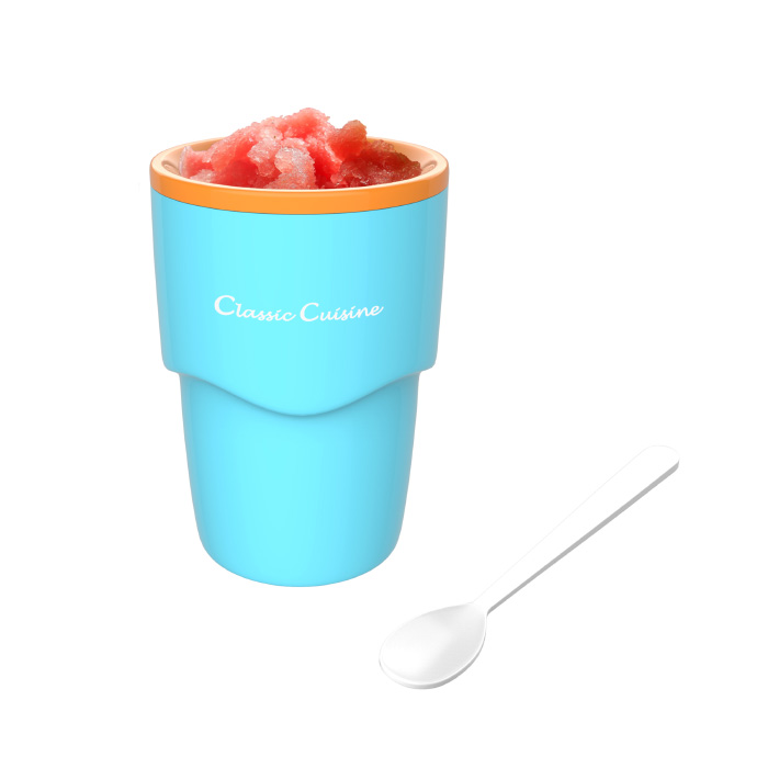 Picture of Classic Cuisine 82-KIT1076 Slushy Maker-Single Serving Frozen Treat Cup for Easy to Make Homemade Slushes - Blue