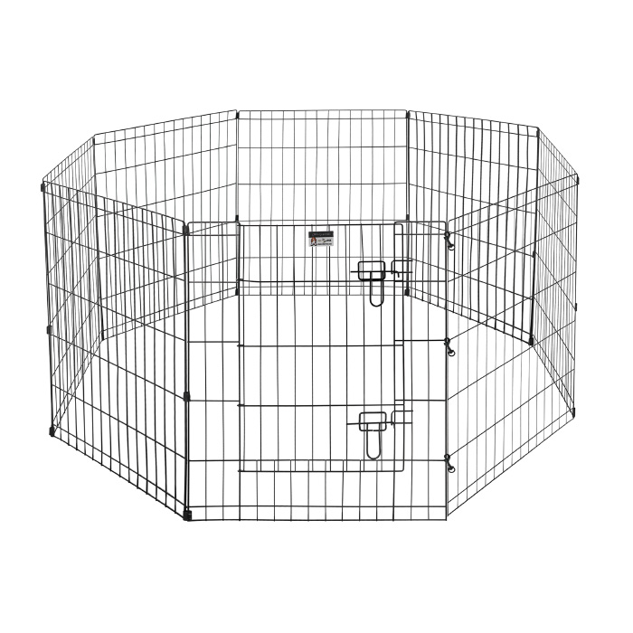 Picture of Pet Trex 83-DT5291 2206 Premium Quality Exercise Playpen for Dogs Eight 24 x 30 in. High Panels with Gate