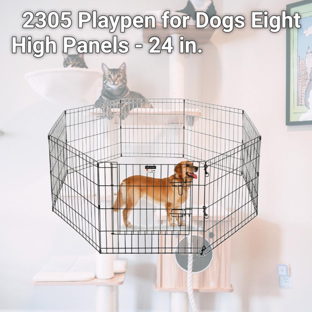 Picture of Pet Trex 83-DT5297 2305 Playpen for Dogs Eight High Panels - 24 in.