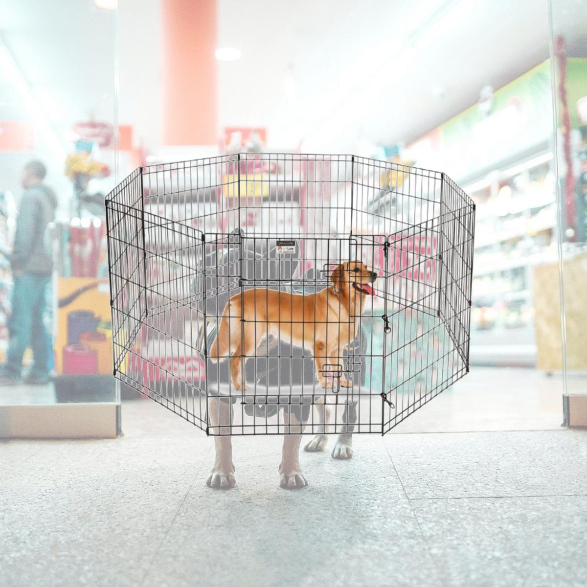 Picture of Pet Trex 83-DT5298 2306 Playpen for Dogs Eight High Panels - 30 in.