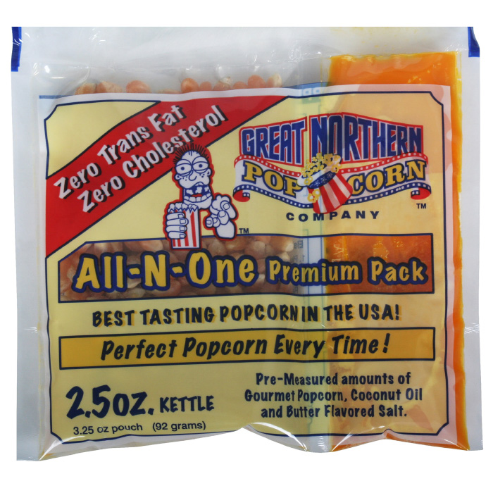 Picture of Great Northern Popcorn 83-DT5402 4098 Bulk Premium Quality Popcorn Portion Packs&#44; 2.50 oz - Case of 80
