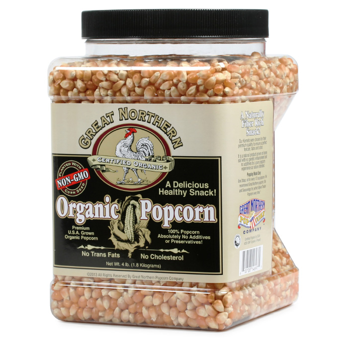 Picture of Great Northern Popcorn 83-DT5432 4205 Organic Yellow Gourmet Popcorn All Natural&#44; 4 lbs