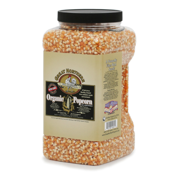 Picture of Great Northern Popcorn 83-DT5436 4220 Organic Yellow Gourmet Popcorn All Natural&#44; 7 lbs