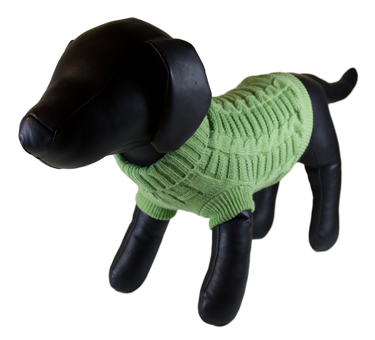 Picture of Petcessory DS1421BXL Green Woolen Turtleneck Dog Sweater - Extra Large