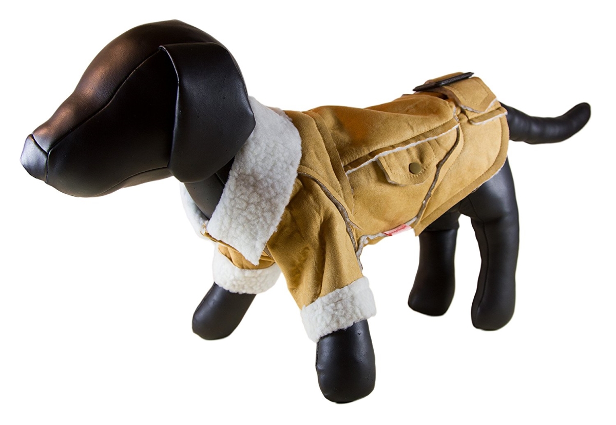 Picture of Petcessory DW11BL Cappuccino Warm 2-Leg Dog Jacket - Large