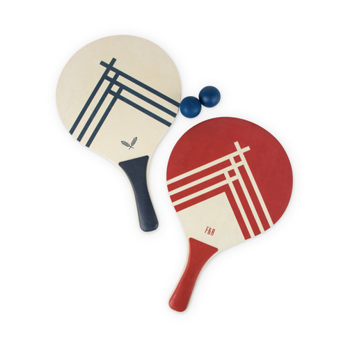 Picture of Foster & Rye 7072 Beach Tennis Paddle Set&#44; Multi Color