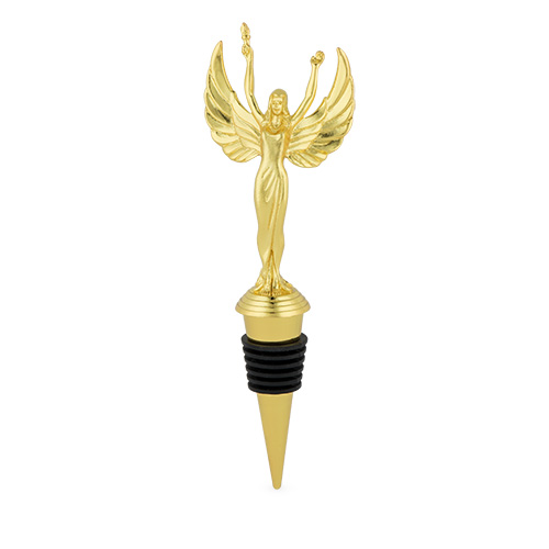 Picture of Foster & Rye 7079 Vintage Trophy Wine Stopper&#44; Gold