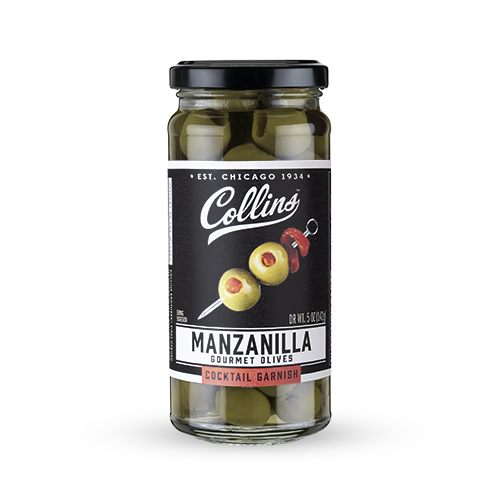 Picture of Collins Consumables O7 5 oz Manzanilla Martini Pimento Olives&#44; Green