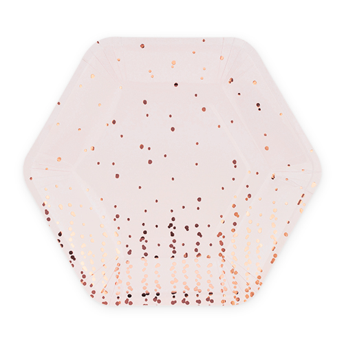 Picture of Cakewalk 8132 8 in. Bubbles Dinner Plate, Pink - Set of 8
