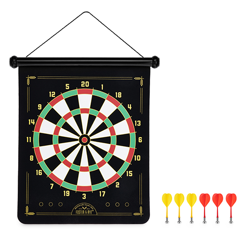 Picture of Foster & Rye 8180 18.25 x 15 in. Magnetic Dart Board&#44; Black