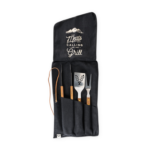 Picture of Foster & Rye 5609 Grilling Tool Set&#44; Grey