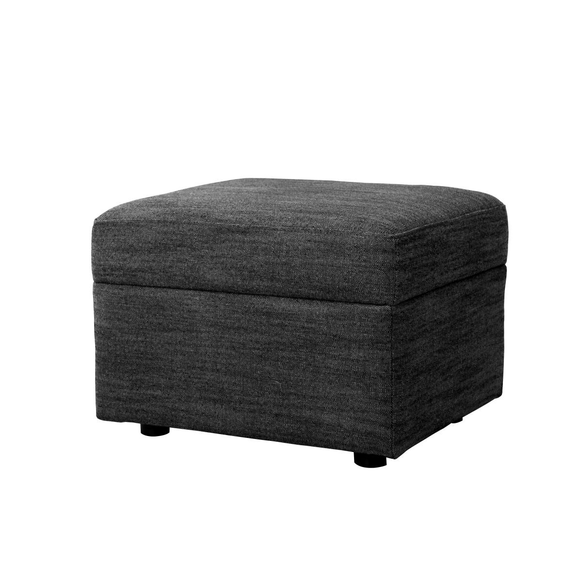 15 x 20.5 x 17.5 in. Soho Upholstered Comfort Ottoman, Dark Grey -  KD Pecho, KD3235024