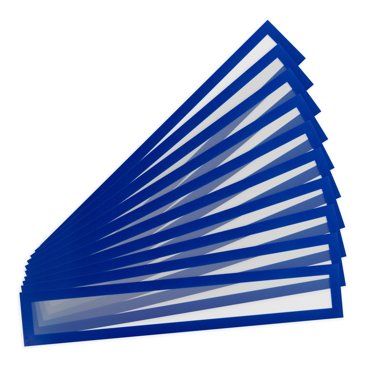 17.25 x 3 in. Magnetic Pro Title Frames, Blue Border - 10 Signs per Pack