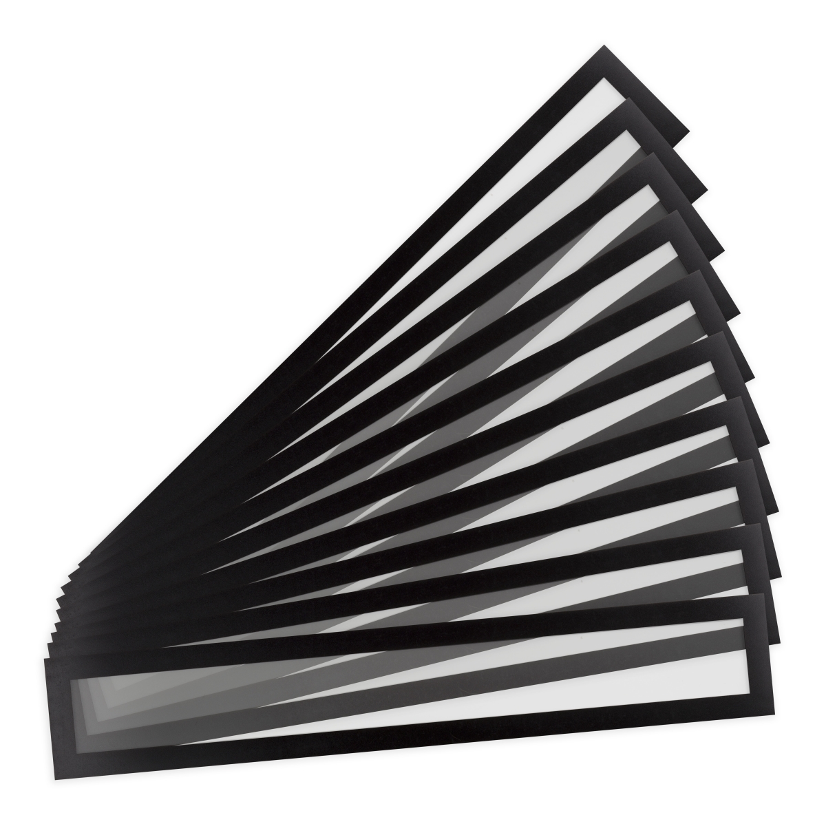 17.25 x 3 in. Magnetic Pro Title Frames, Black Border - 10 Signs per Pack