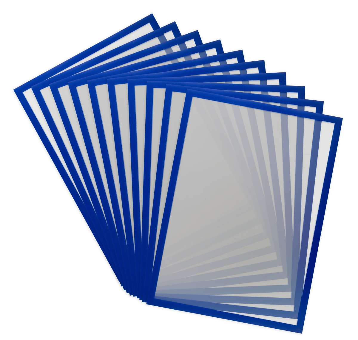 17.25 x 12.5 in. A3-Size Magnetic Pro Display Frames, Blue Border - 10 Signs per Pack