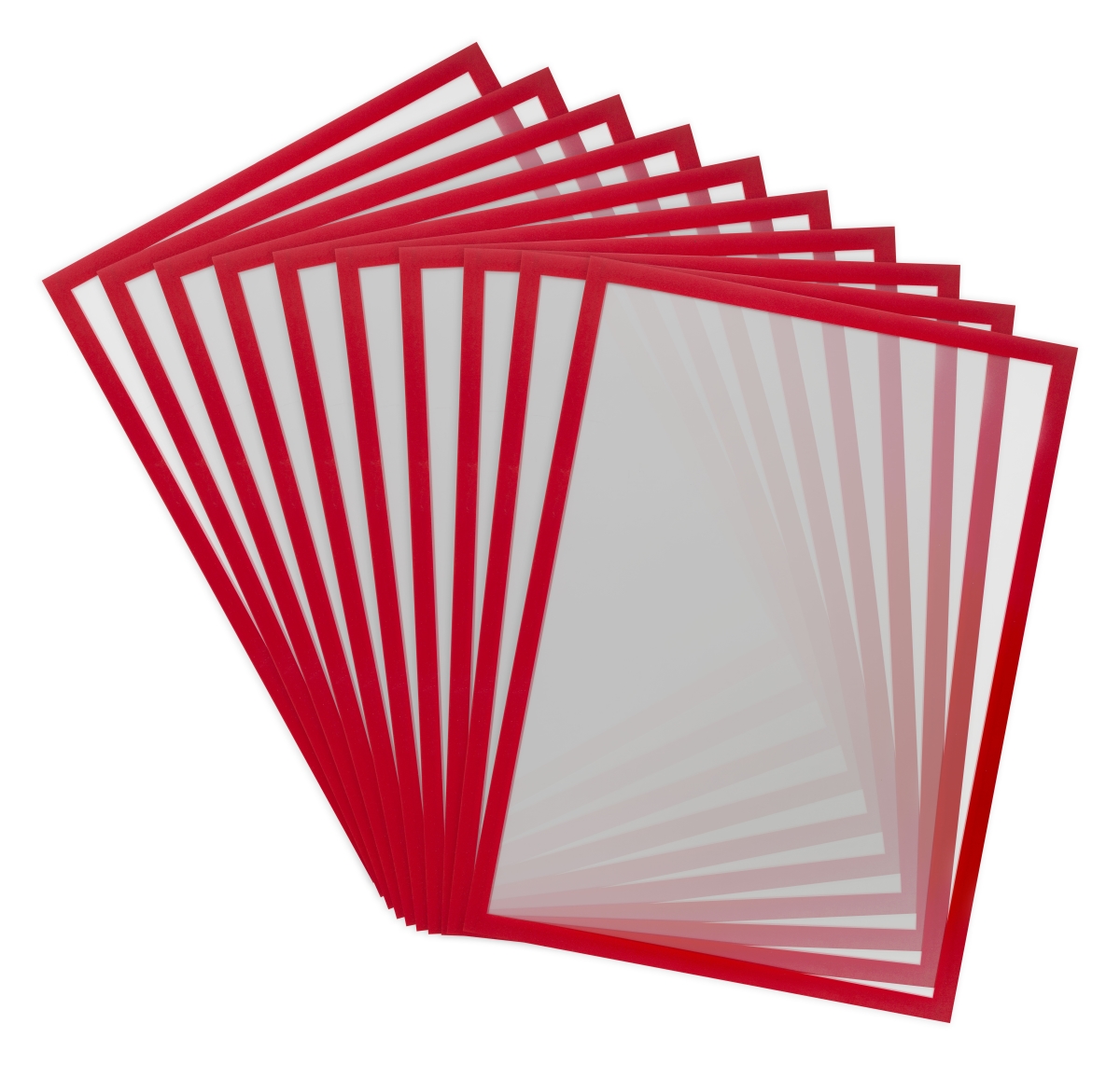 17.25 x 12.5 in. A3-Size Magnetic Pro Display Frames, Red Border - 10 Signs per Pack