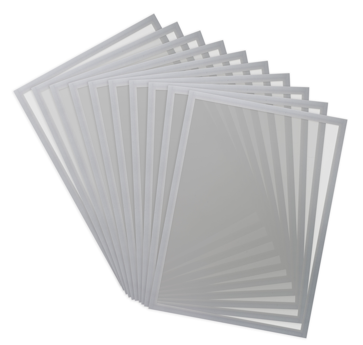 17.25 x 12.5 in. A3-Size Magnetic Pro Display Frames, Gray Border - 10 Signs per Pack