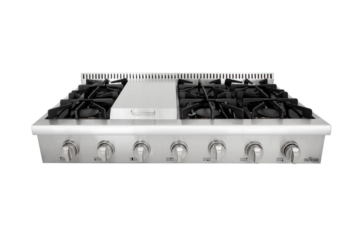 Picture of Thor Kitchen HRT4806U 48 in. Stainless Steel Gas Rangetop with 6 Burners