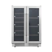 Picture of Thor Kitchen TBC2401DI 24 in. 21 Bottles & 95 Cans Indoor Independent Dual Zone Wine Cooler