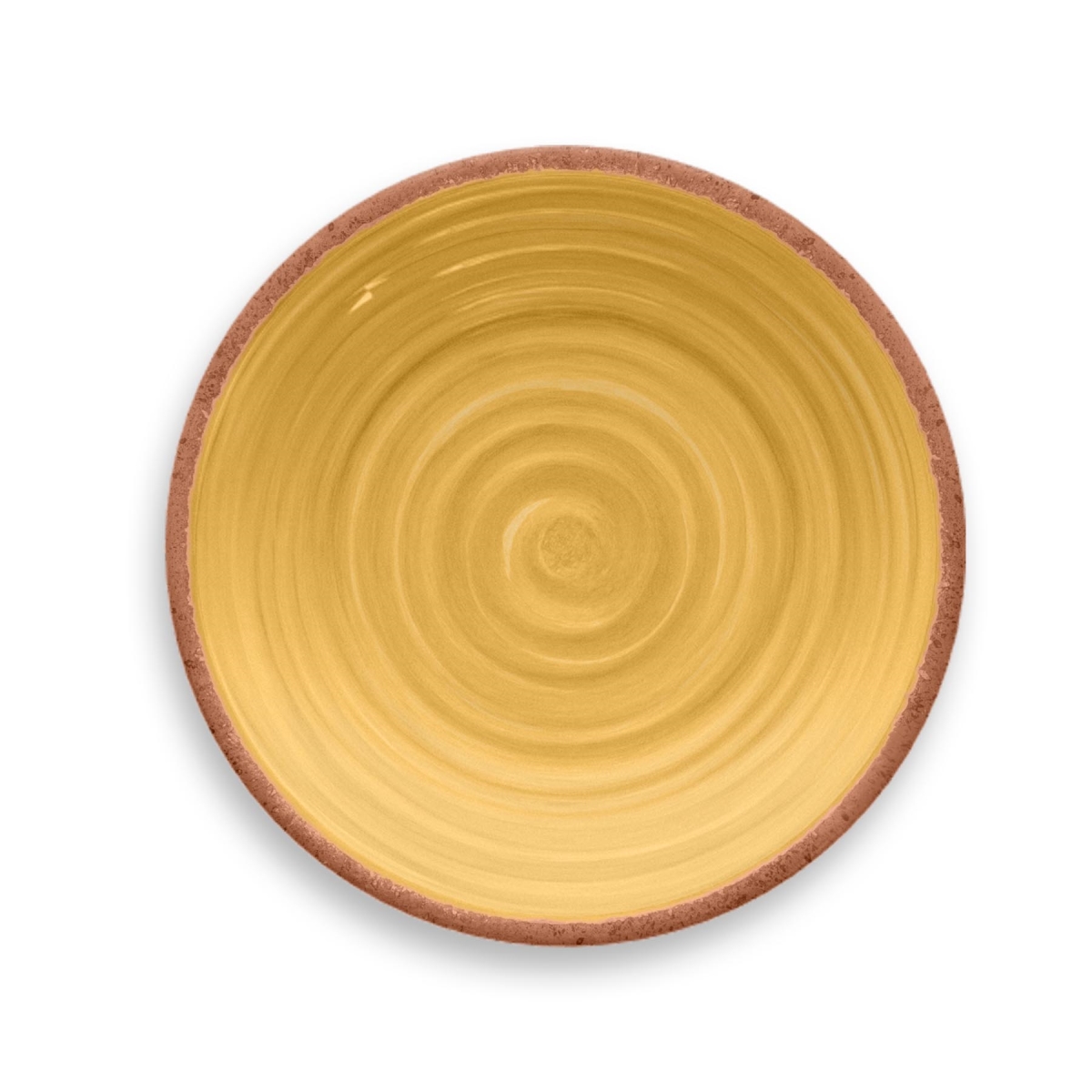 Picture of Tarhong PAN1085MASPY Rustic Swirl Salad Plate, Set of 6 - Yellow