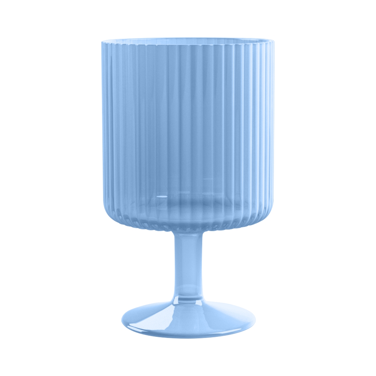 Picture of Abode Homewares DK23024681 15 oz TarHong Polypro Mesa Goblet, Blue - Set of 6