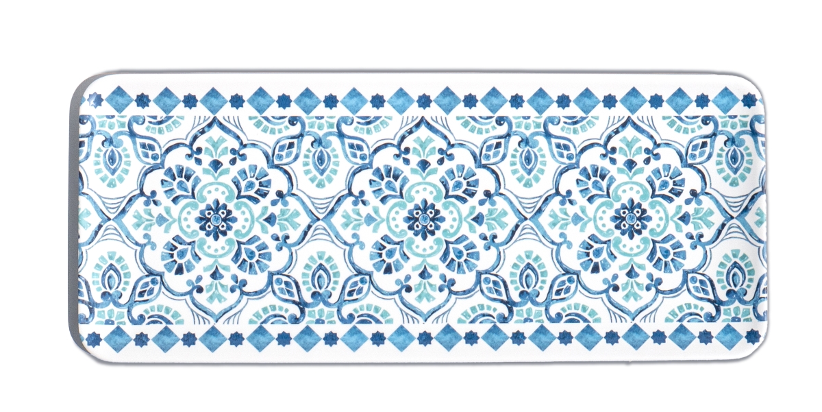Picture of Abode Homewares DN24084081 17.8 in. TarHong Palazzo Tile Platter, Multi Color