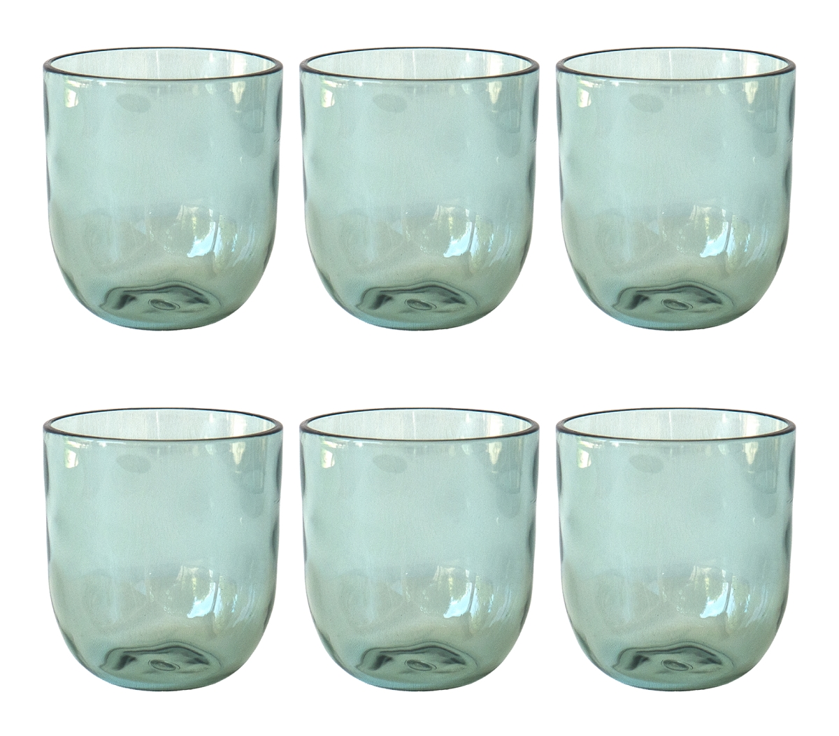 Picture of Abode Homewares DK24088683 16.23 oz Rustic Stemless Glass, Light Gray - Set of 6