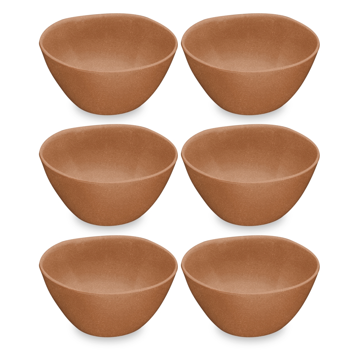 Picture of Abode Homewares TT21826179 6 in. 13.5 oz TarHong Planta Matte Terra Cotta Cereal Bowl, Brown - Set of 6