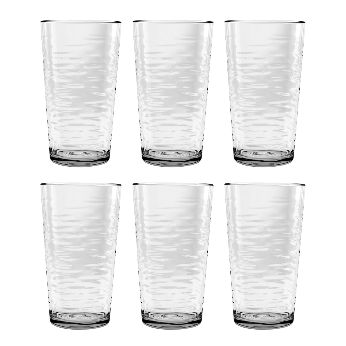 Picture of Abode Homewares TT21848379 20.6 oz Foundry Jumbo Glass, Clear - Set of 6