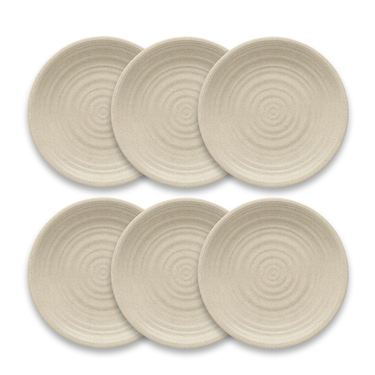Picture of Abode Homewares DN22909971 10.5 x 0.9 in. TarHong Planta Artisan Dinner Plate, Brown - Set of 6