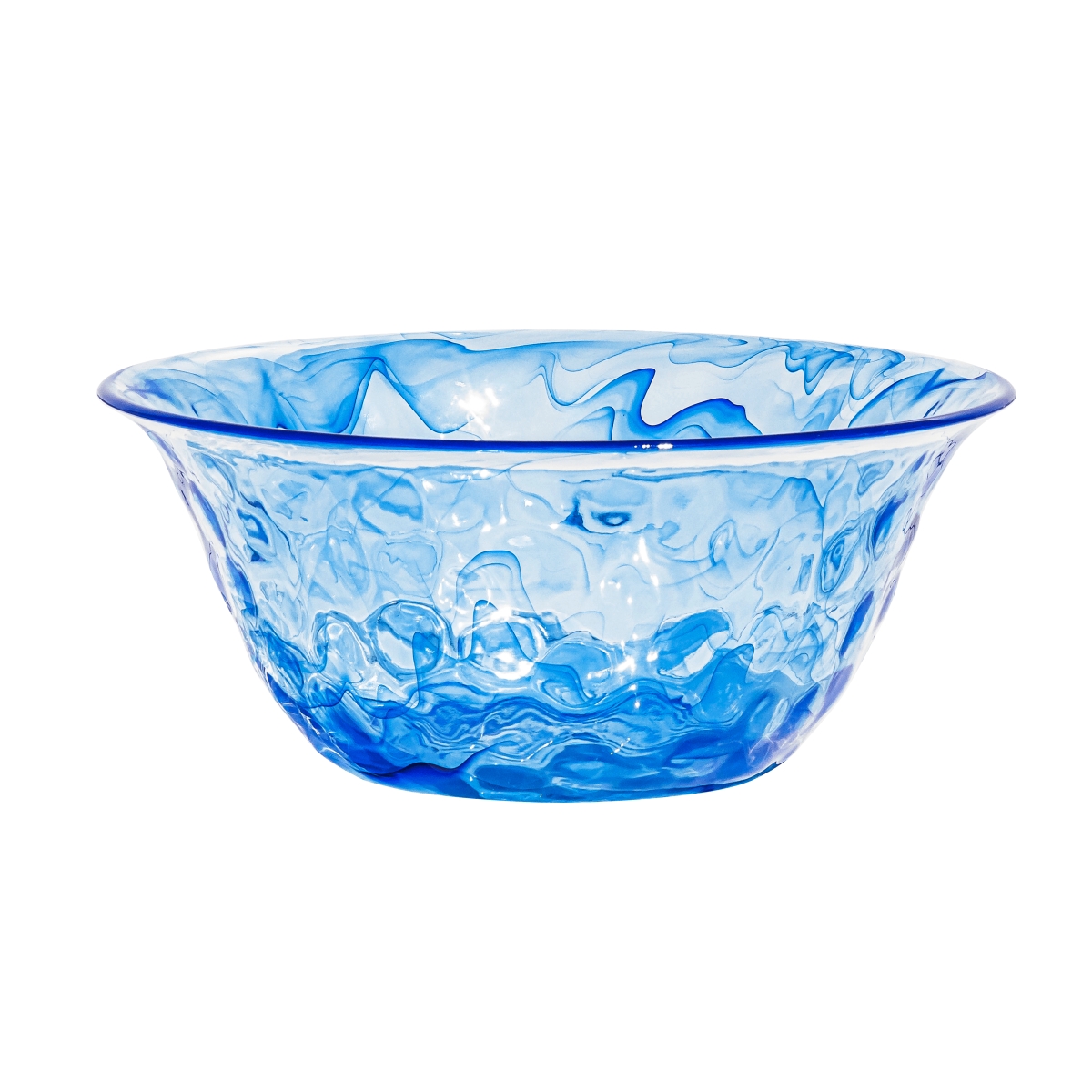 Picture of Abode Homewares TT22915477 12.5 in. TarHong Aegean Swirl Serve Bowl, Blue