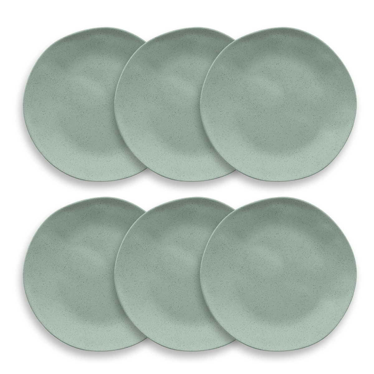 Picture of Abode Homewares TT22915774 8.5 in. TarHong Organic Wheat PP Salad Plate, Green - Set of 6