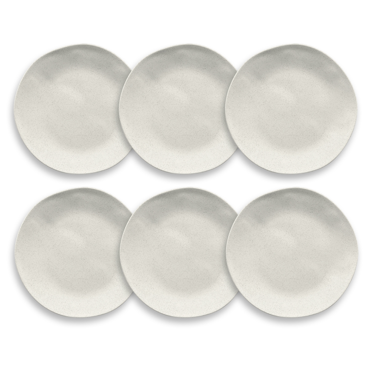 Picture of Abode Homewares TT22916078 8.5 in. TarHong Organic Wheat PP Salad Plate, Beige - Set of 6