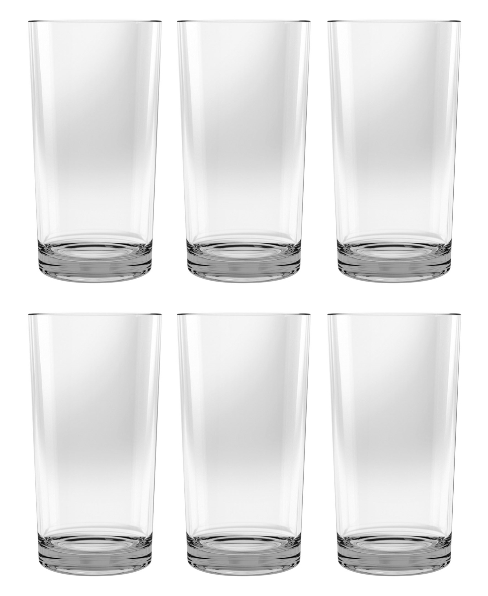 Picture of Abode Homewares DK23989478 24 oz Montana Heavy Base Jumbo Glass, Clear - Set of 6