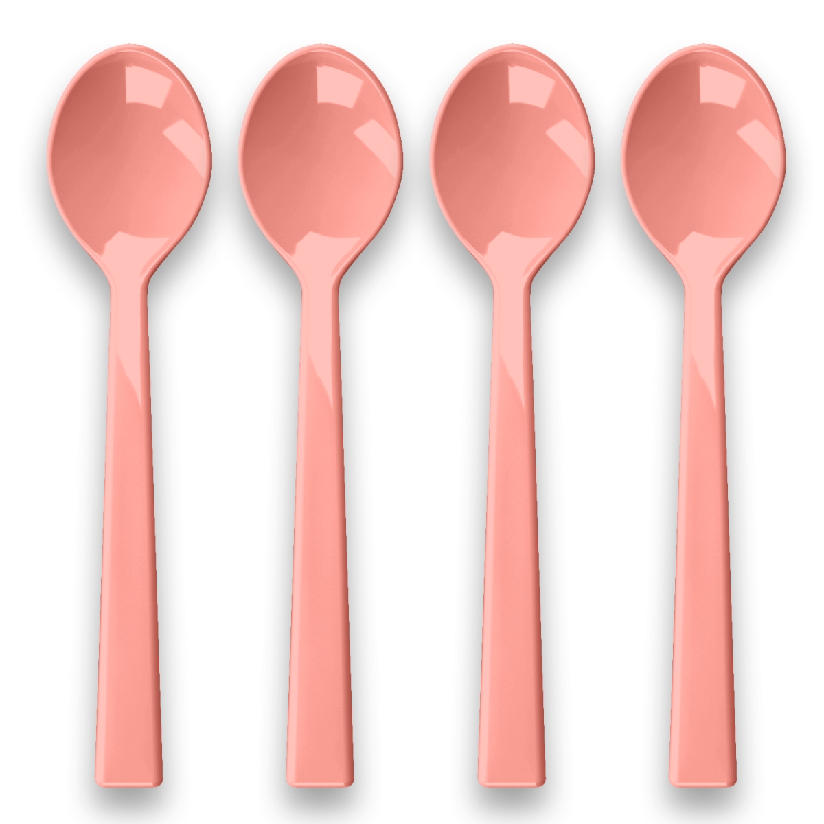 Picture of Abode Homewares DN23991273 TarHong Melamine Berries Cherries Dessert Spoon, Assorted Color - Set of 4