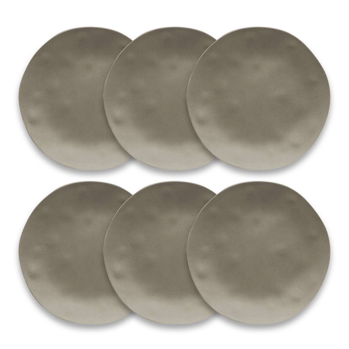 Picture of Abode Homewares TT21826278 10.5 x 0.9 in. Planta Matte Dune Dinner Plate - Set of 6