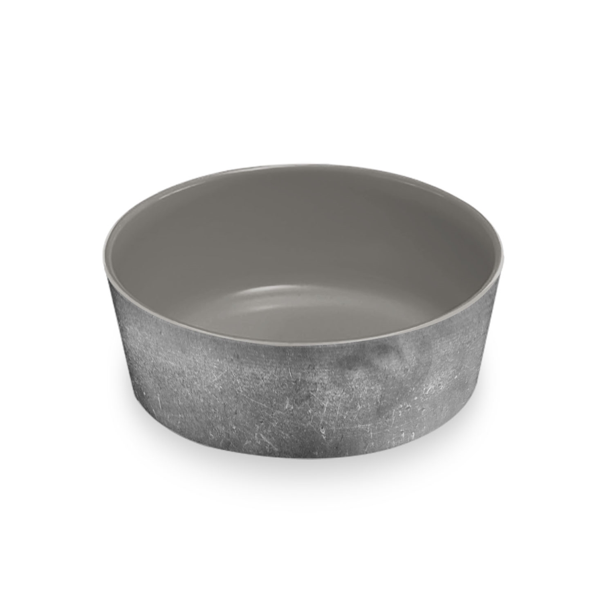 Picture of Tarhong PTD3060PBMG Gallery Pewter Pet Bowl  Medium  Set of 2