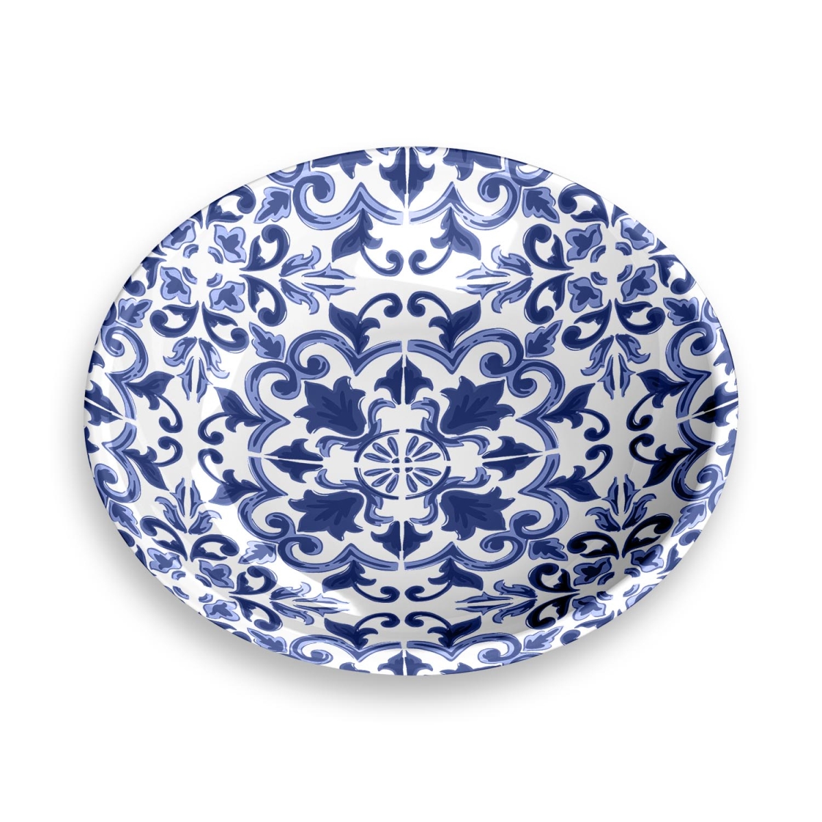 Picture of Tarhong TCT3052CSCI Canyon Clay Saucer - Indigo  Set of 2