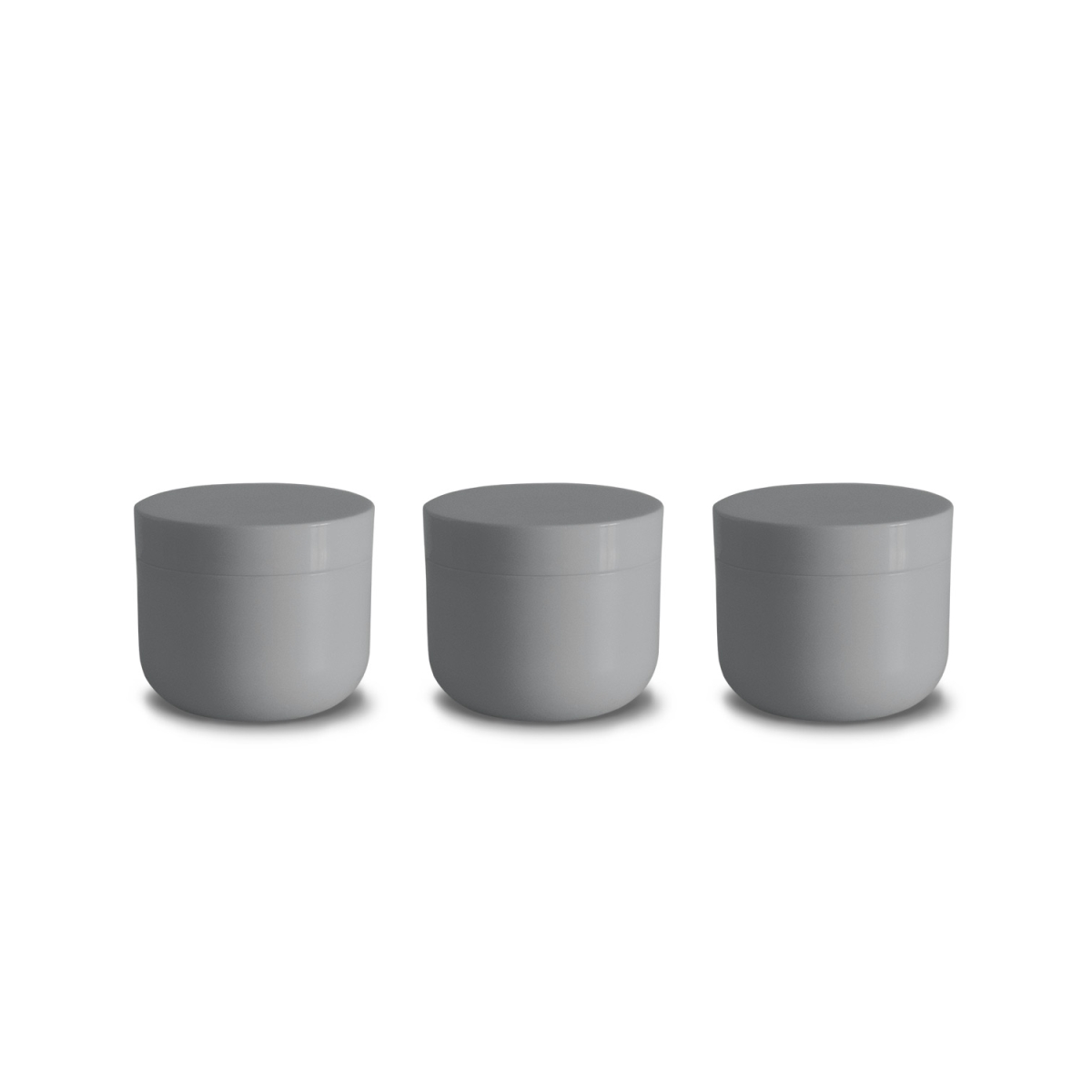 Picture of TarHong PSOLD1030CMG 3 x 2 in. 5.7 oz Duo Slate Mini Canister - Premium Plastic - Set of 3