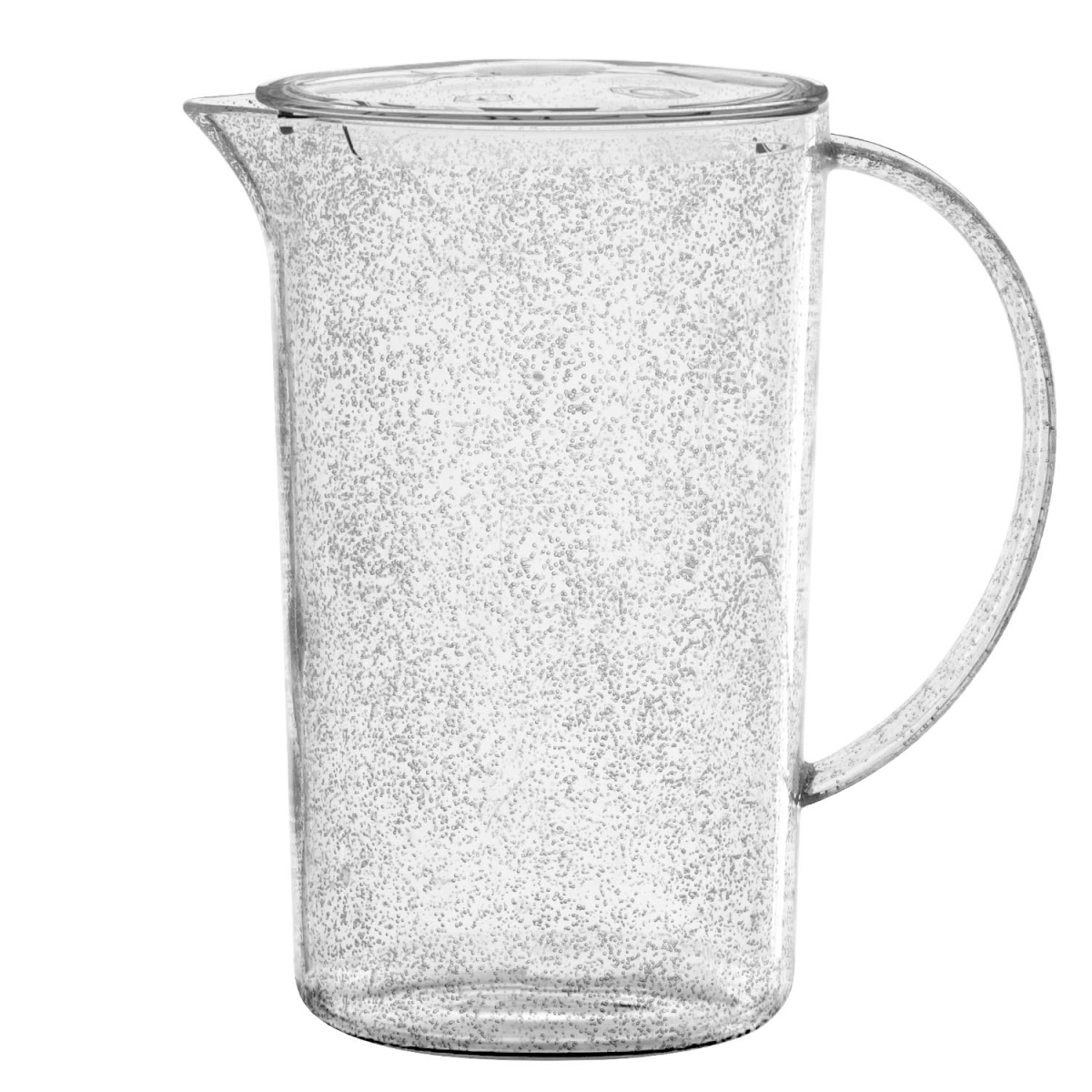 Picture of TarHong PFZPI760FPCB 76 oz Fizz Clear Pitcher with Lid - Premium Plastic