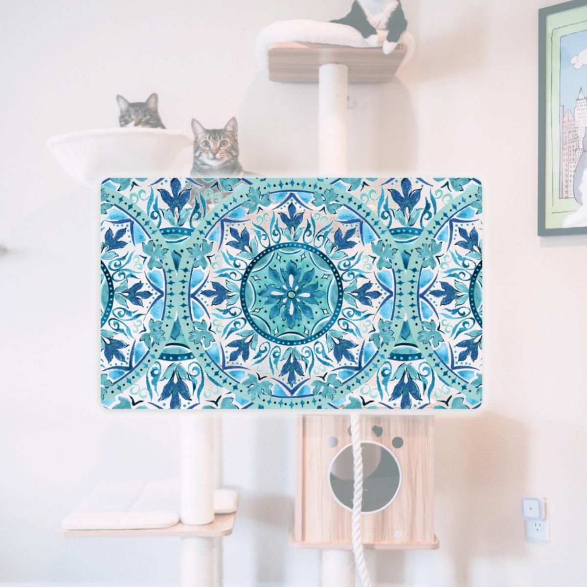 Picture of TarHong TPMMT0200PMG 11.5 x 19 in. Gibraltar Pet Placemat, PVC Top with Eva Foam Bottom - Set of 2