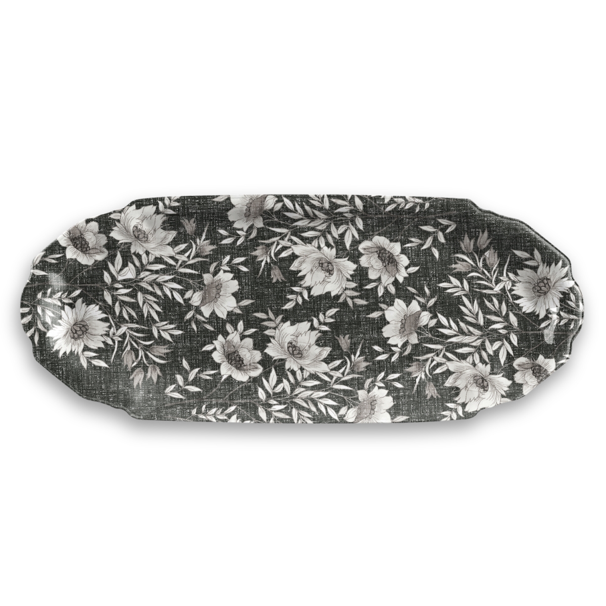 Picture of TarHong TT20744879 18.5 x 6.3 in. Farmhouse Botanical Appetizer Tray, Melamine